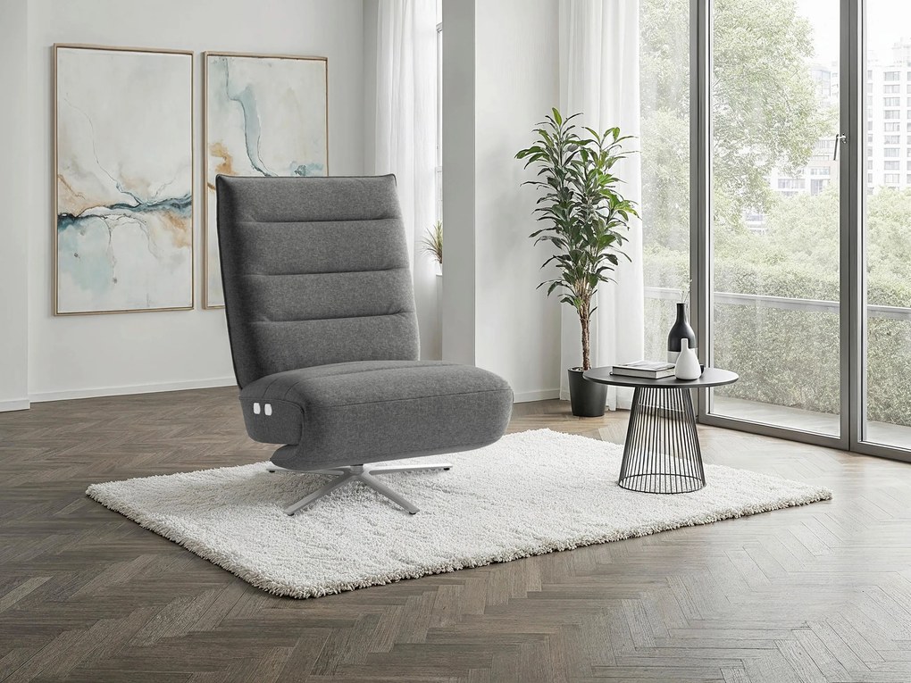 XXXLutz RELAXAČNÉ KRESLO, textil, antracitová Sit & More - Online Only obývacie izby - 000144038049