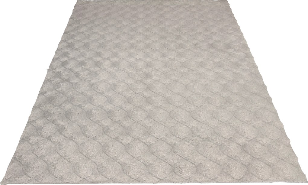 Kusový koberec Diamond Cut 800 Grey, 80x150, šedá, obývacia izba, Obsession