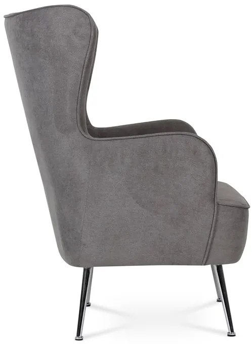 BONTEC Kreslo, sivá látka, AK-317 GREY2 Farba: Šedá
