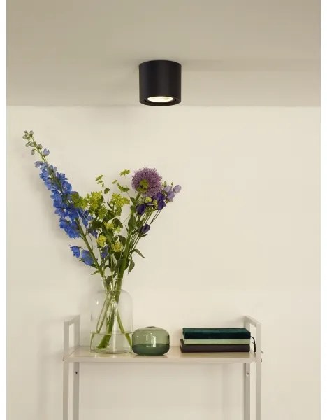 Lucide 09921/12/30- LED Stmievateľné bodové svietidlo FEDLER 1xGU10/12W/230V čierna