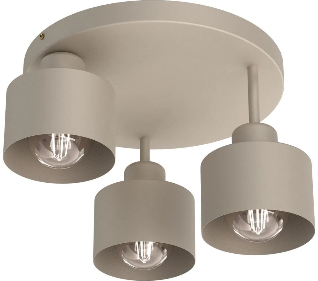 Luminex Stropné svietidlo PARKLA 3xE27/15W/230V béžová LU9802A