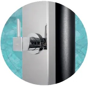 Solárna sprcha CRM 40 l Mirror 40 l so sprchou na nohy