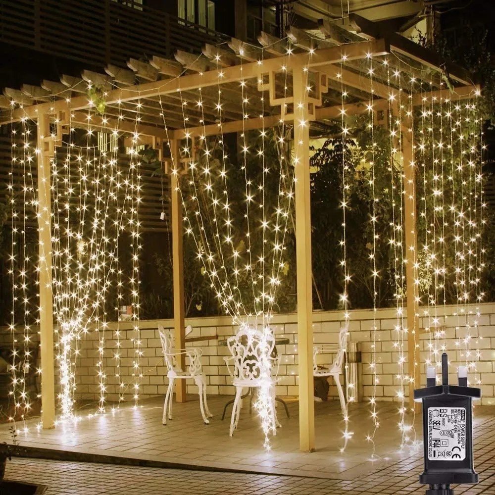 Světelný LED řetěz s 500 světly Kurty 300 cm teplá bílá