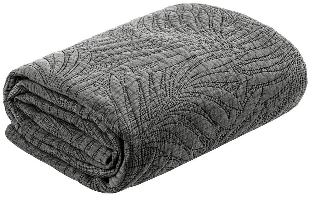 PREHOZ NA POSTEĽ STONE1 170X210 CM TMAVOSIVÁ