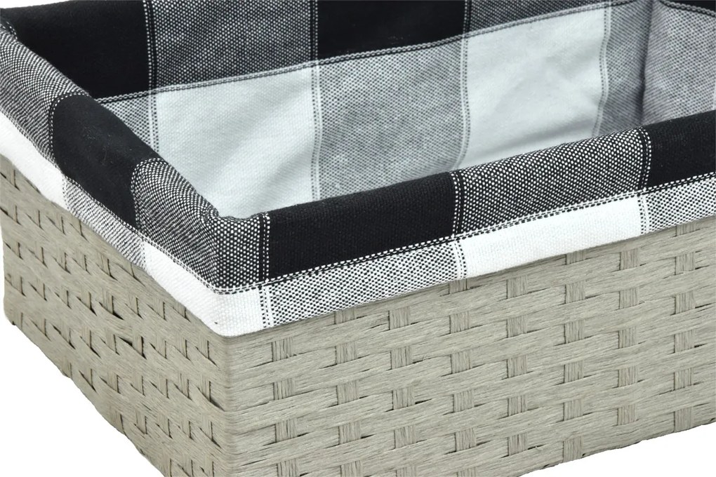 Úložný box sivý Rozmery (cm): 40x27, v. 15