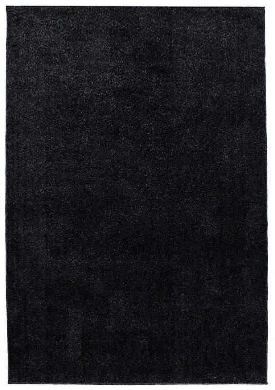 Ayyildiz, Kusový koberec Ata 7000 anthracite, 60x100, šedá, obývacia izba