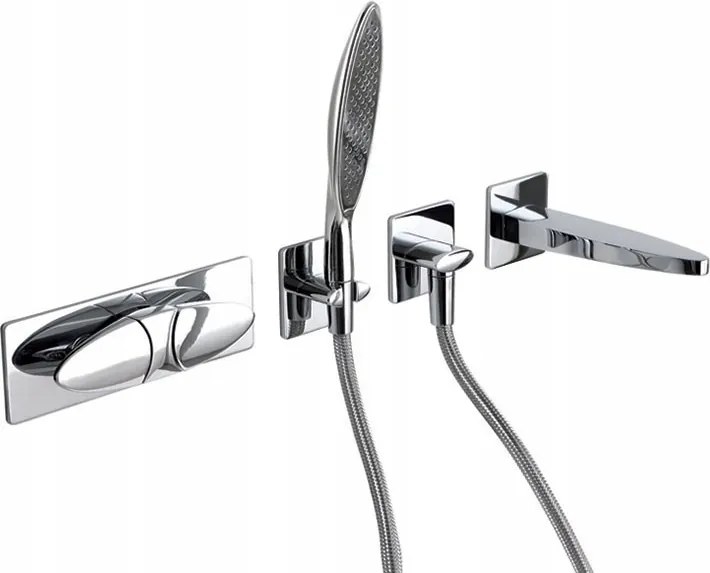 Podomietková vaňová batéria Fima Eclipse Chróm [F3909X2CR]