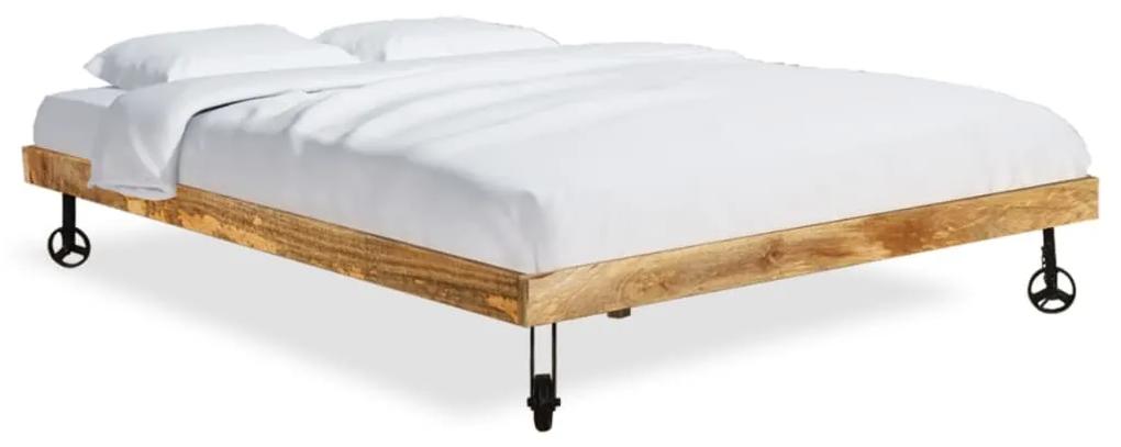 vidaXL Rám postele z mangového dreva, 180x200 cm