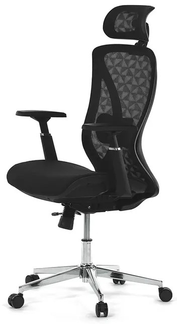 Autronic BONTEC Kancelárska stolička, synchrónny mechanizmus, čierna sieťovina, KA-S258 BK Farba: Čierna