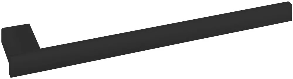 Sapho Sapho, BELLA držiak uterákov na bok skrinky 400x25x70mm, čierna matná, FA311B