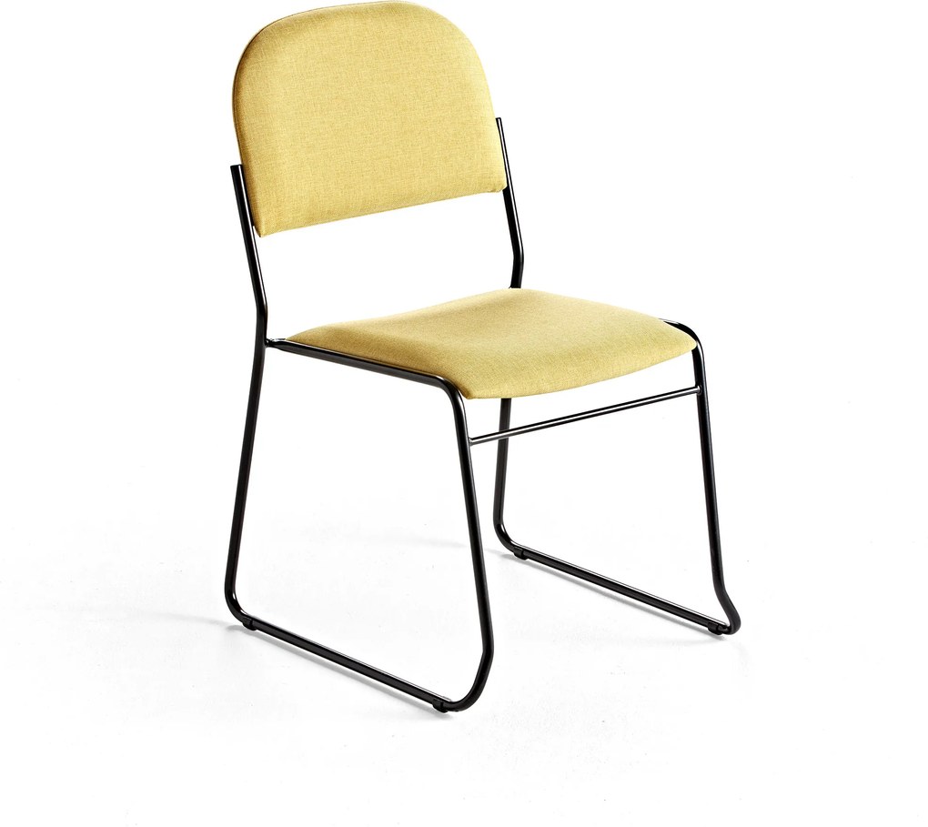 Konferenčná stolička Dawson, žltá tkanina