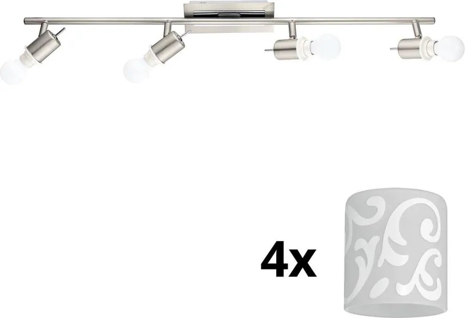 Eglo - LED Bodové svietidlo MY CHOICE 4xE14/4W/230V chróm/biela