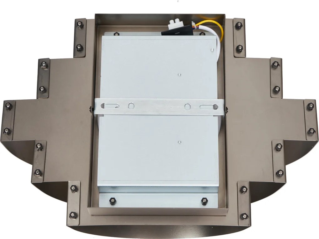 Moderné nástenné svietidlo Gunmetal vrátane LED s 3-stupňovým stmievaním - Lines