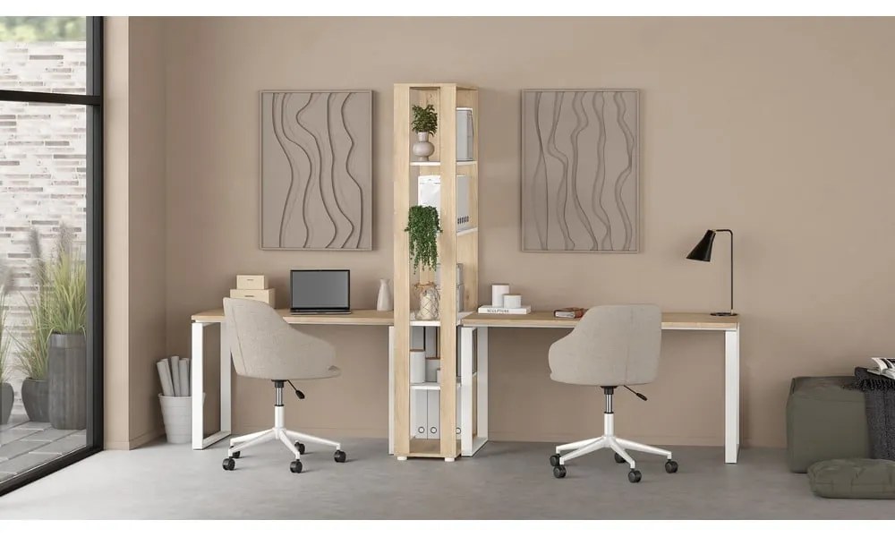 Pracovný stôl s doskou v dubovom dekore 60x150 cm Sign – Tvilum