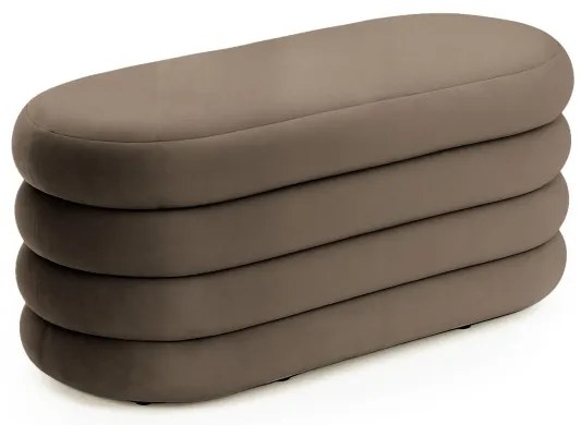 Taburetka PUFFO hnedá