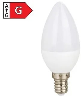 Diolamp SMD LED žiarovka matná Candle C37 5W/230V/E14/3000K/440Lm/200°