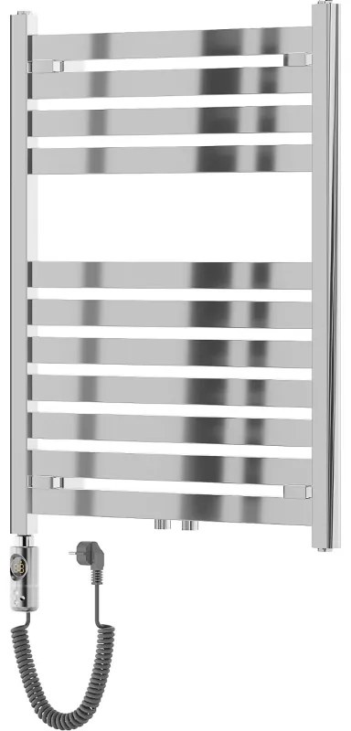 Mexen Uran, elektrické vykurovacie teleso 800x600 mm + vykurovacia tyč 300 W, chrómová, W105-0800-600-2300-01