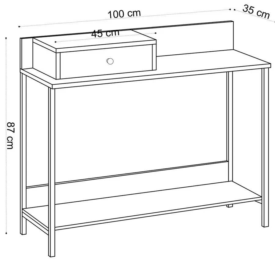 Odkladací stolík Alix Sapphire Oak