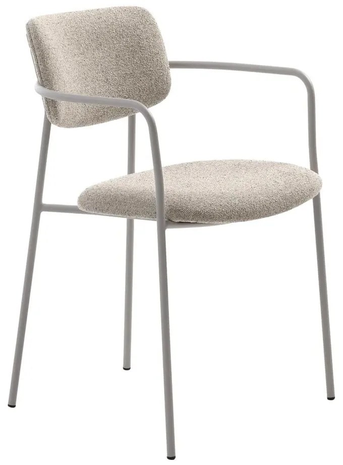 Krémovobiela jedálenská stolička Zama – Unique Furniture