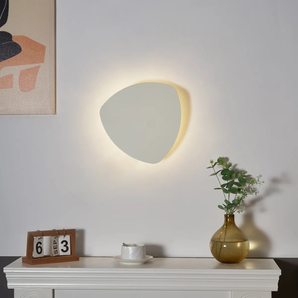 Dizajnové nástenné svietidlo béžové organické 32 cm 2-svetlá - Pulley