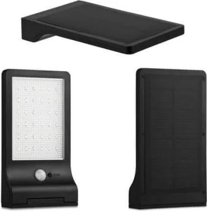 HÖFFTECH - LED solárna nástenná lampa so senzorom LED/3,7V 2200 mAh IP44