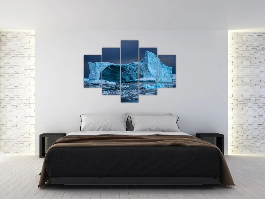 Obraz - Ľadová jaskyňa (150x105 cm)