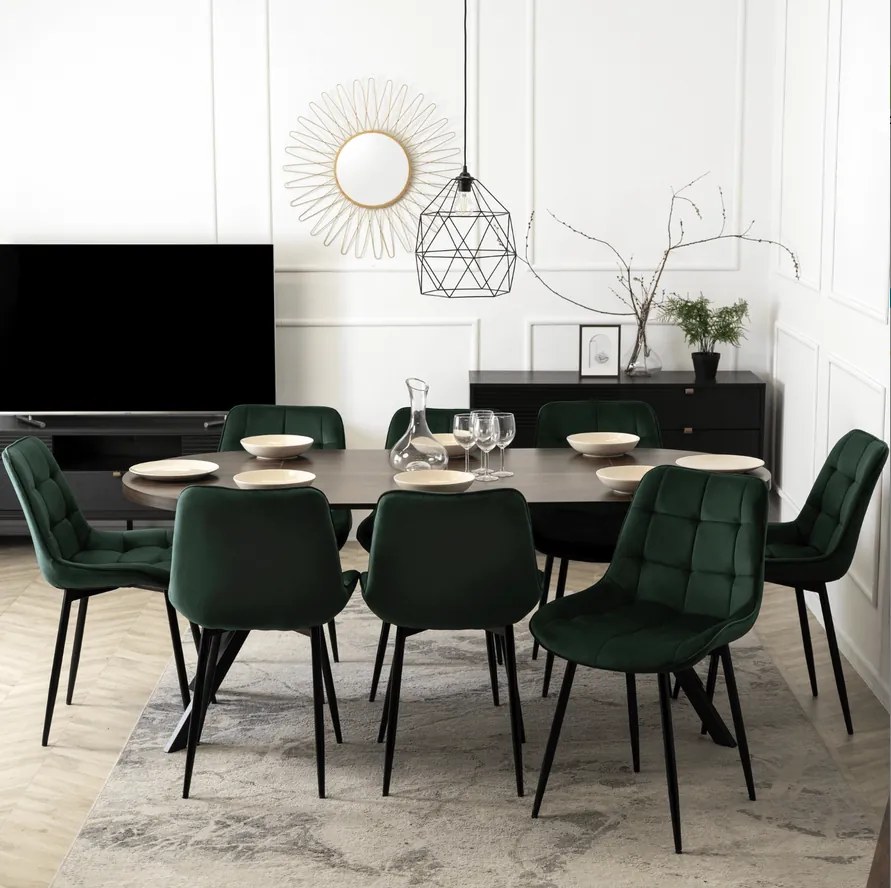 Stôl RENO 90–190 cm Dub Zlatý/Čierny