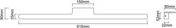 Open Design OR86157 - LED osvetlenie zrkadla LUCE LED/12W/230V CCT 91,5 cm IP44 chróm