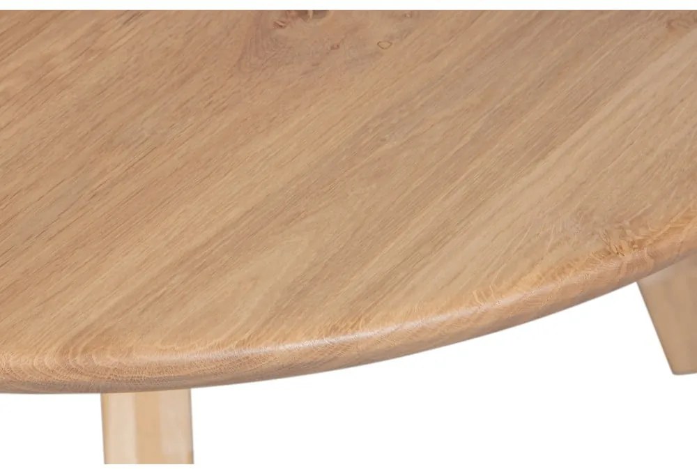 Jedálenský stôl z dubového dreva 130x130 cm Tablo – WOOOD