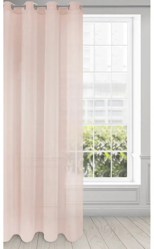 EUROFIRANY Jemný záves s hladkým, mierne lesklým povrchom 140 cm x 250 cm ružová 100 % polyester Rozmer varianty: 140 cm x 250 cm, Farba varianty: Ružová