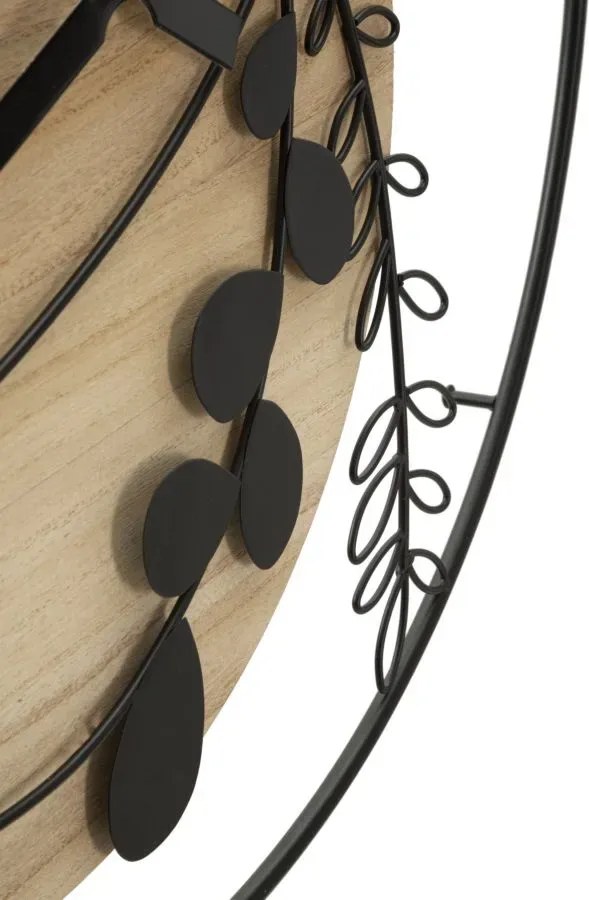 Nástenné hodiny Elegant A 60 cm hnedé/čierne