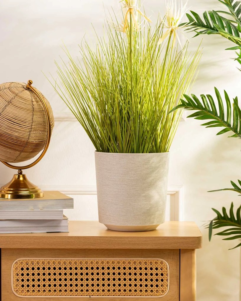 Květináč ALOE Texelle 20,1 cm krémový