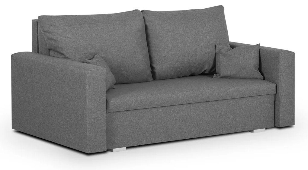 Pohovka pre 2 osoby s funkciou spania MONDI Sivá