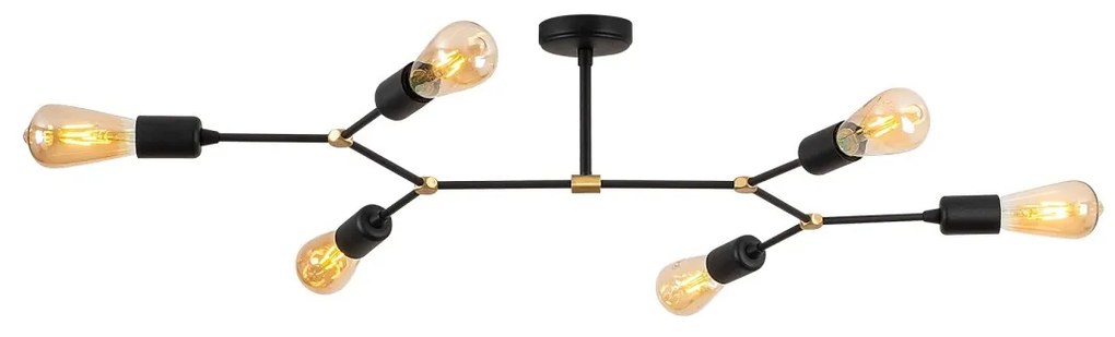 Stropní svítidlo SPARROW III černé