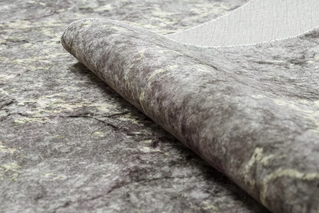 Koberec MIRO 52003.801 Mramor, protišmykový, prateľný, sivý