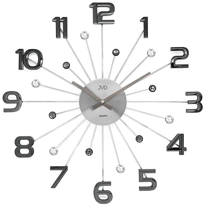 Exkluzívne dekoratívne hodiny JVD HT109.3 s krištáľmi, 49cm