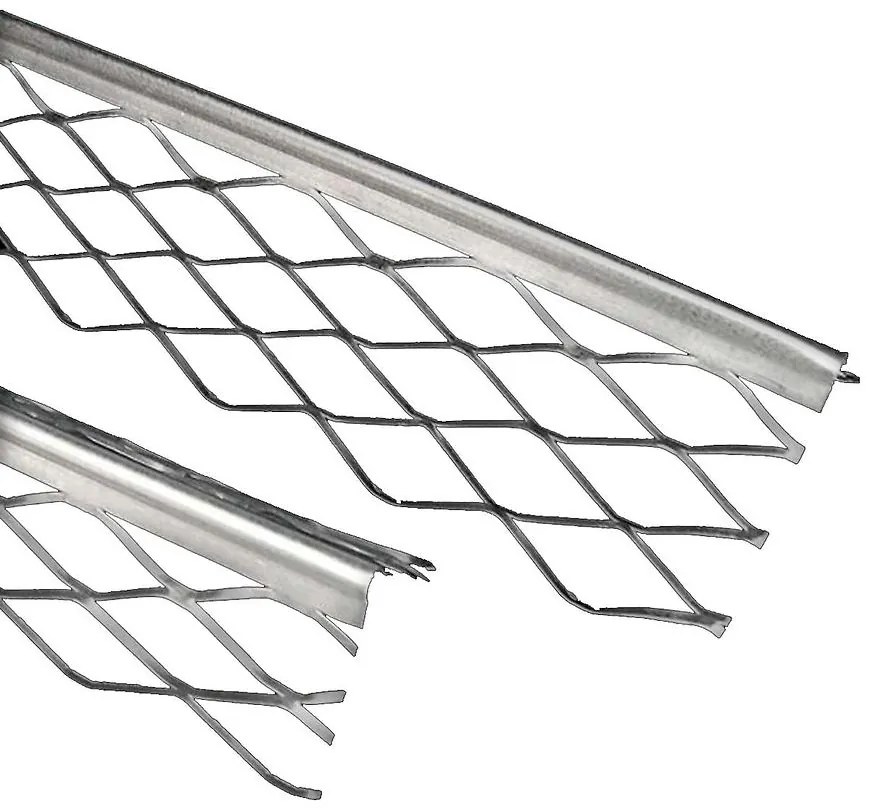 Profil  murársky na mokrú omietku oceľový 2,5m