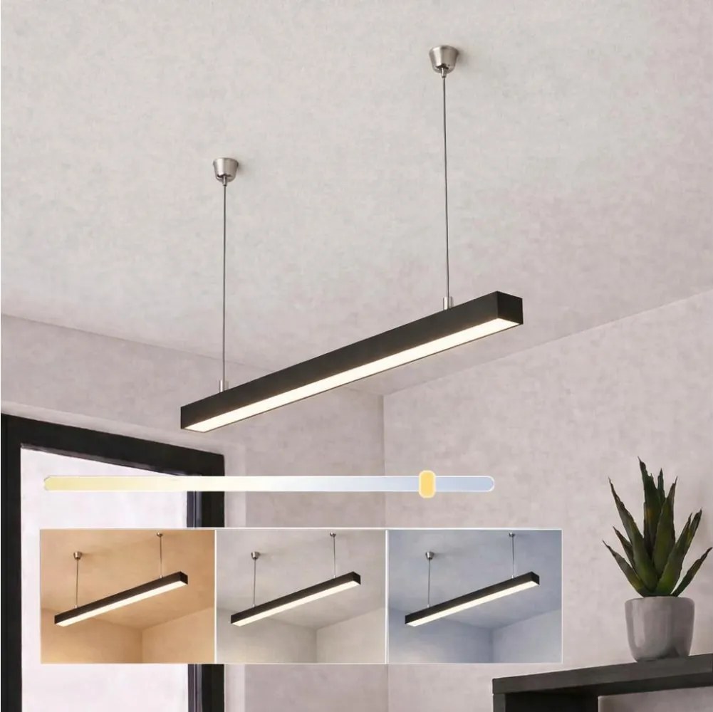 BRILAGI - LED závesné svietidlo FULLDAY LED/10/15/20W/230V 2700/4000/6000K 60cm čierna