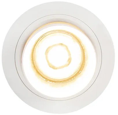 Moderné zapustené bodové svetlo okrúhle biele naklápateľné - Installa