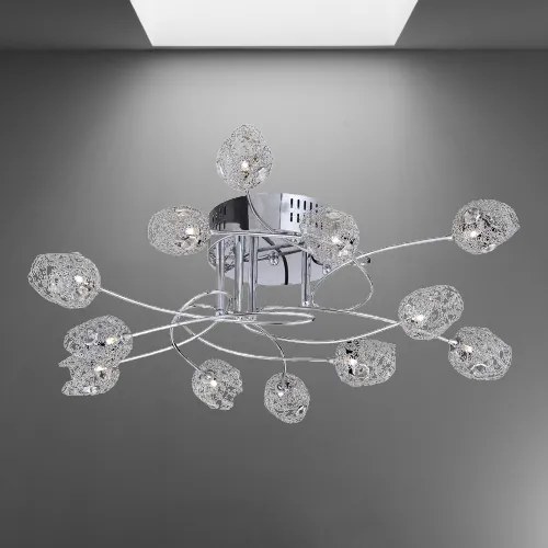 Stropné svietidlo dizajn LUXERA 64040 DELPHI Ø56