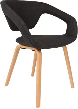 Židle/křeslo Flex Back nature/dark grey Zuiver 1200096