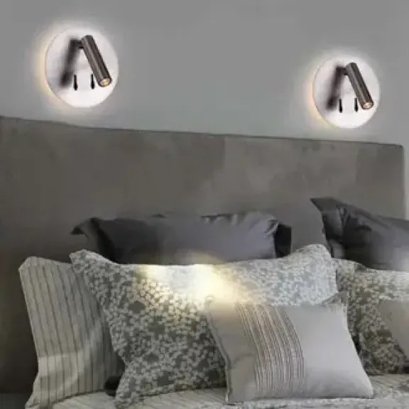 LED nástenné svietidlo Faro chróm
