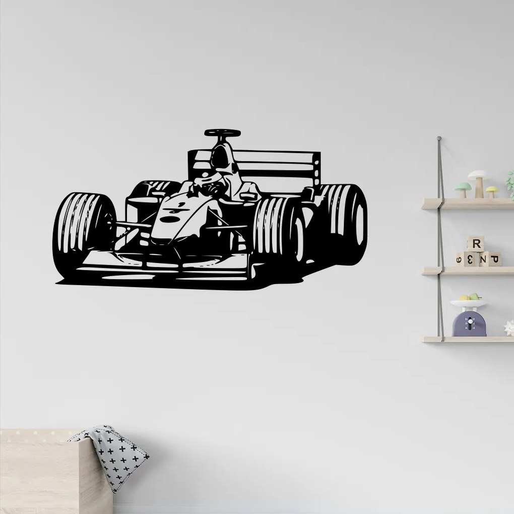 Veselá Stena Samolepka na stenu na stenu Formula Farba: béžová, Veľkosť: 60 x 30 cm