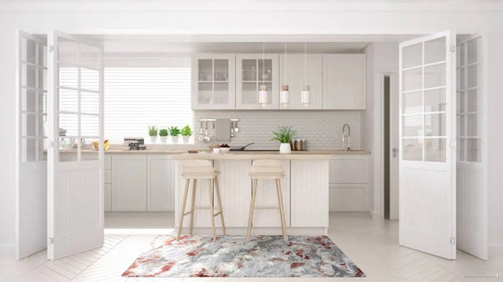 Kusový koberec Mitra 3001 Terra, 160x220, oranžová, kancelária, Berfin Dywany