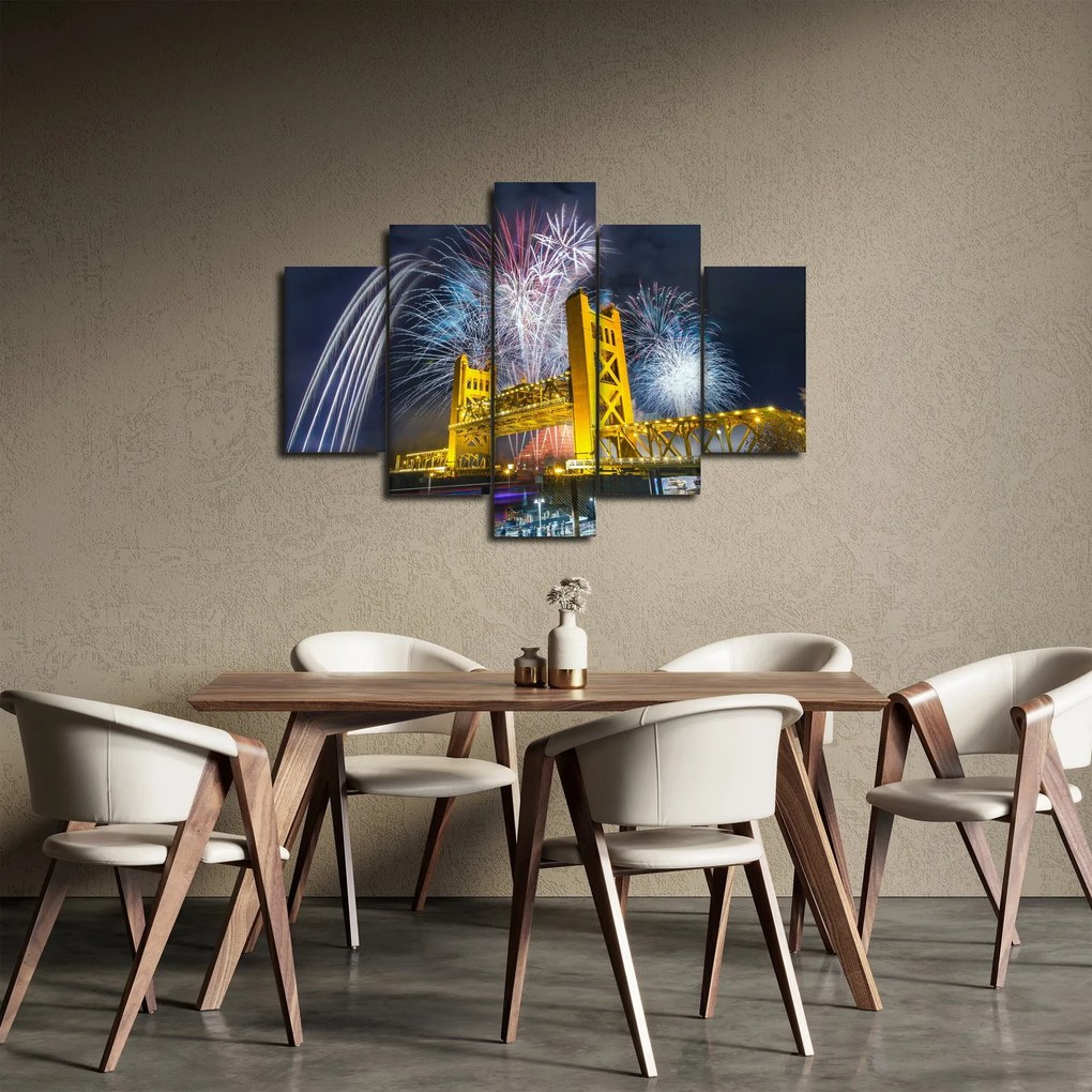Obraz - Silvestrovská noc (150x105 cm)