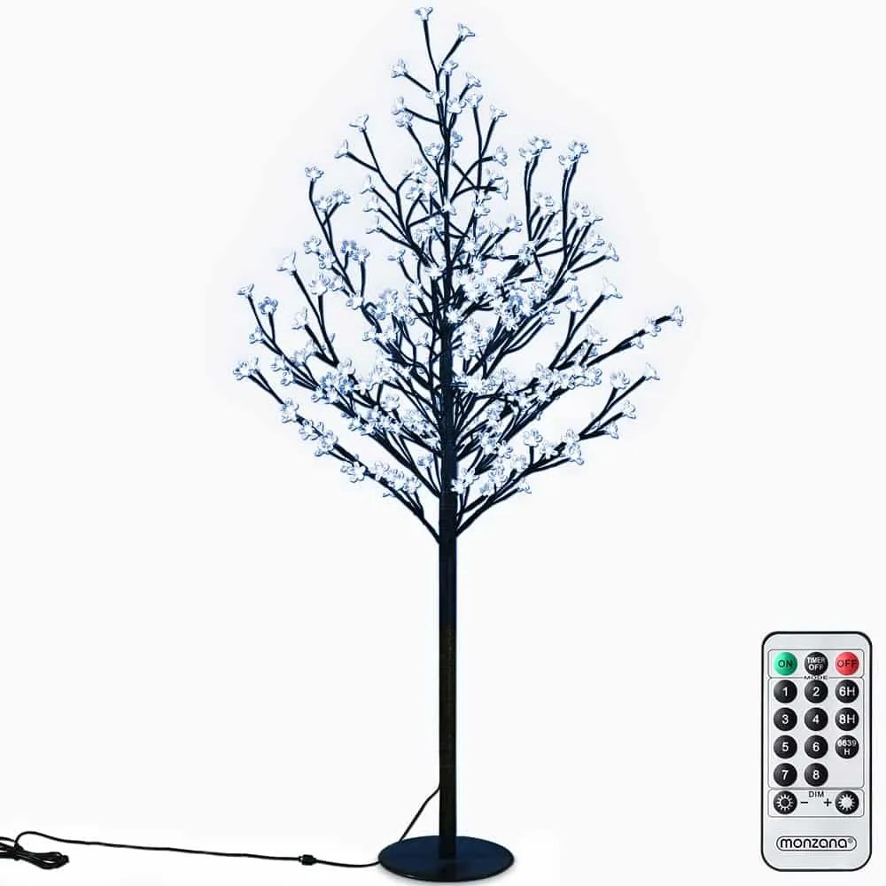 Monzana Svietiaci strom ČEREŠŇA do interiéru aj exteriéru, 180cm, modrá