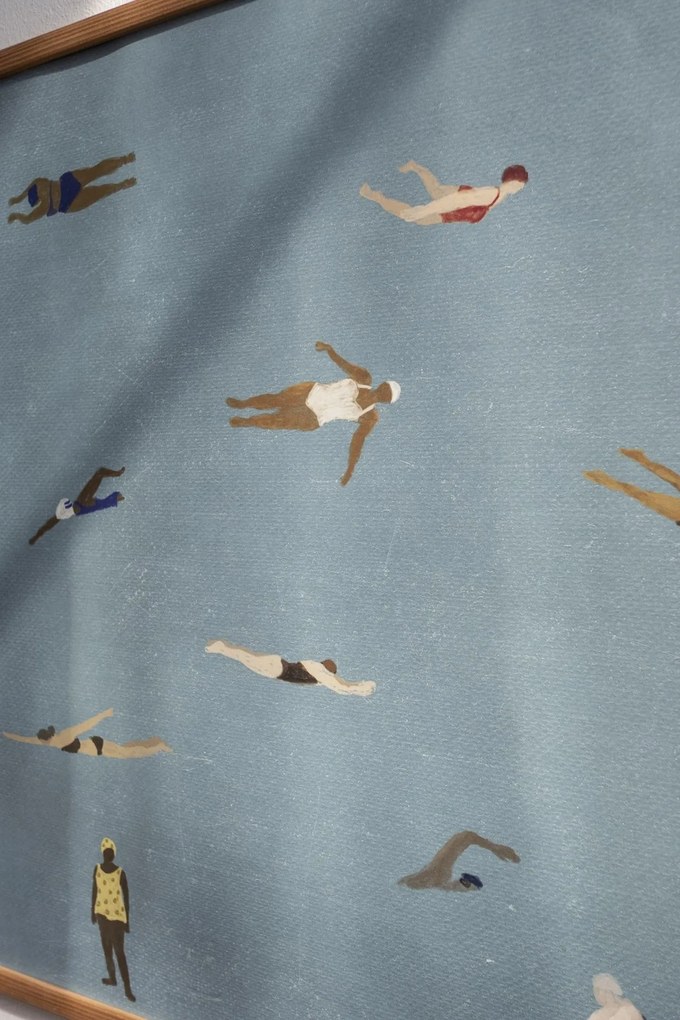 Fine Little Day Plagát Swimmers 70 x 50 cm