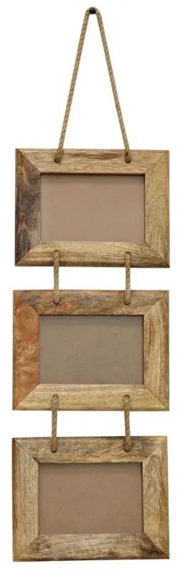 Fotorámčeky 3ks Devi 22x65 indický masív mango Mango natural