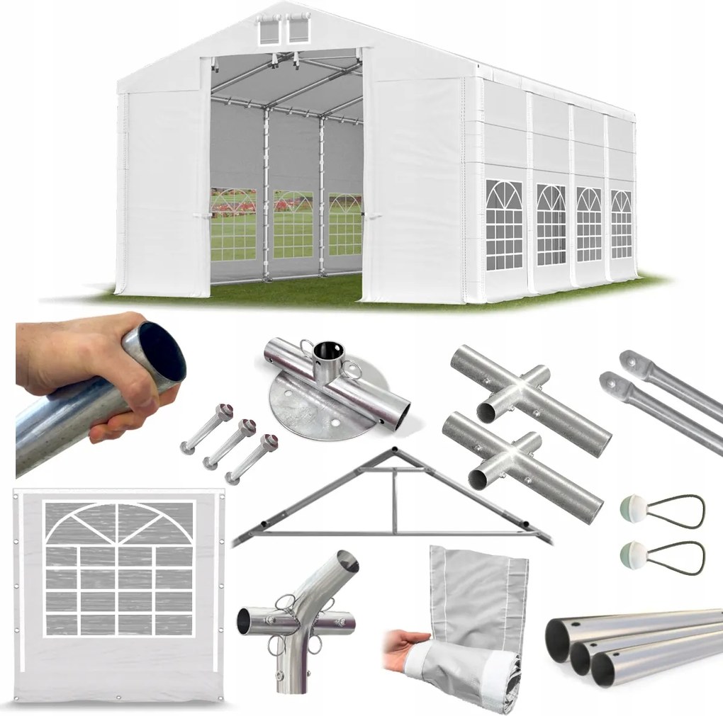 Výstavný stan 4x8 m [4 m] Sklad Das 560 W