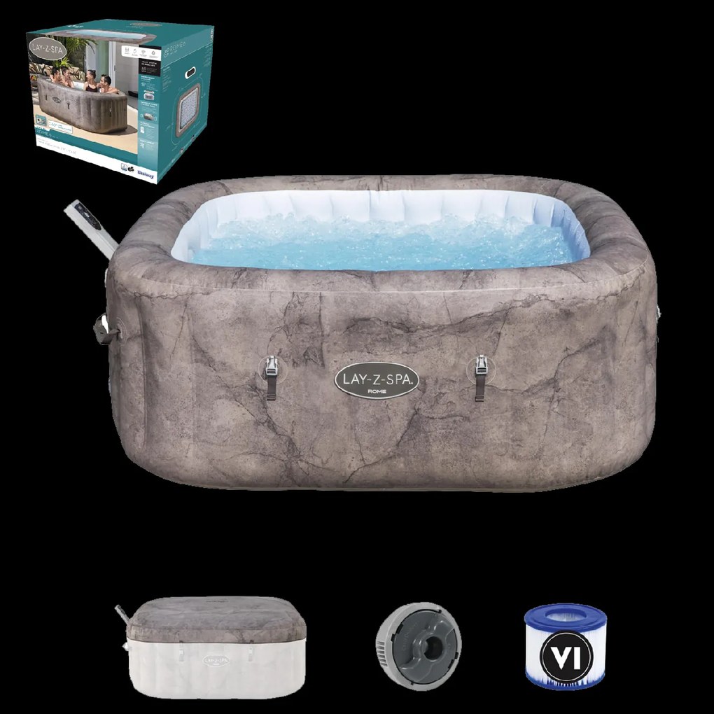 Bestway LAY-Z-SPA ROME AIRJET JACUZZI 180 X 180 X 71 CM